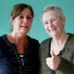 Foto vrijwilliger Mary Belderok en Tineke Appelboom